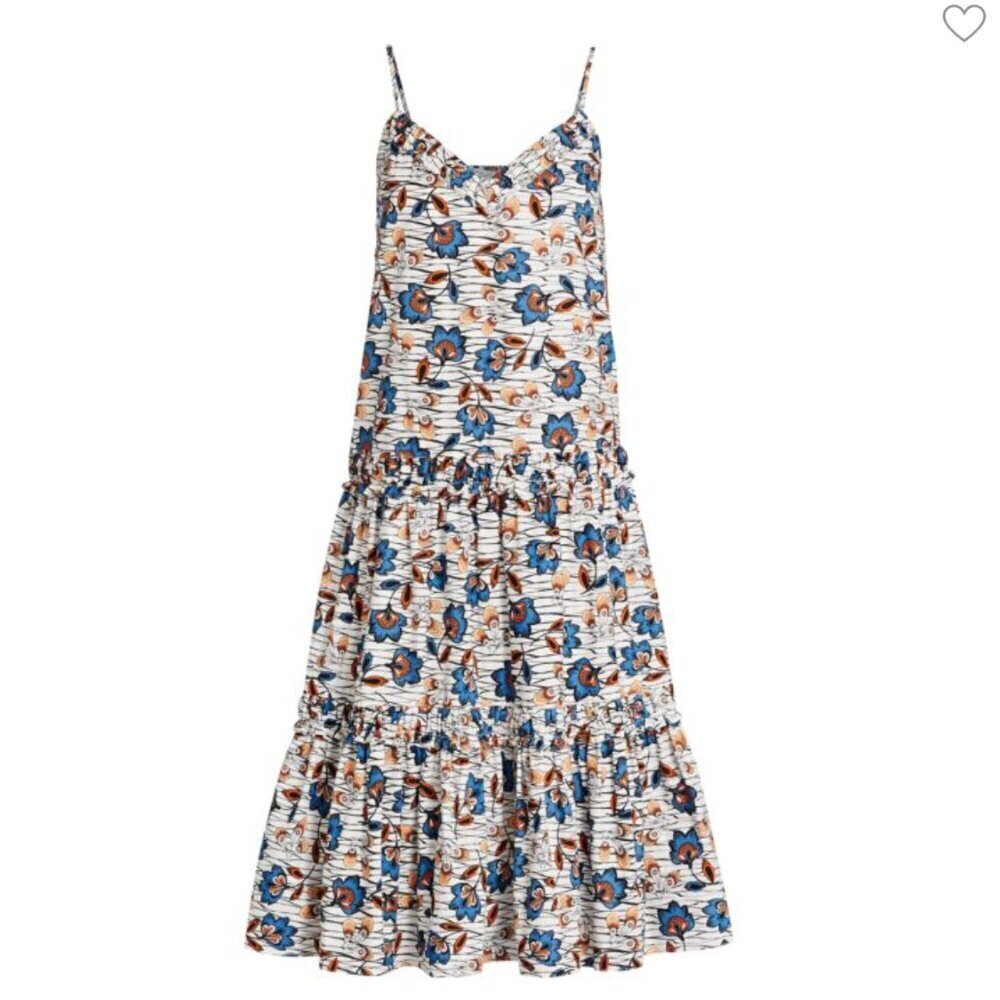 Derek Lam 10 Crosby Poplin Cotton Odile Midi Dress NWT Size 2 - Picture 2 of 10